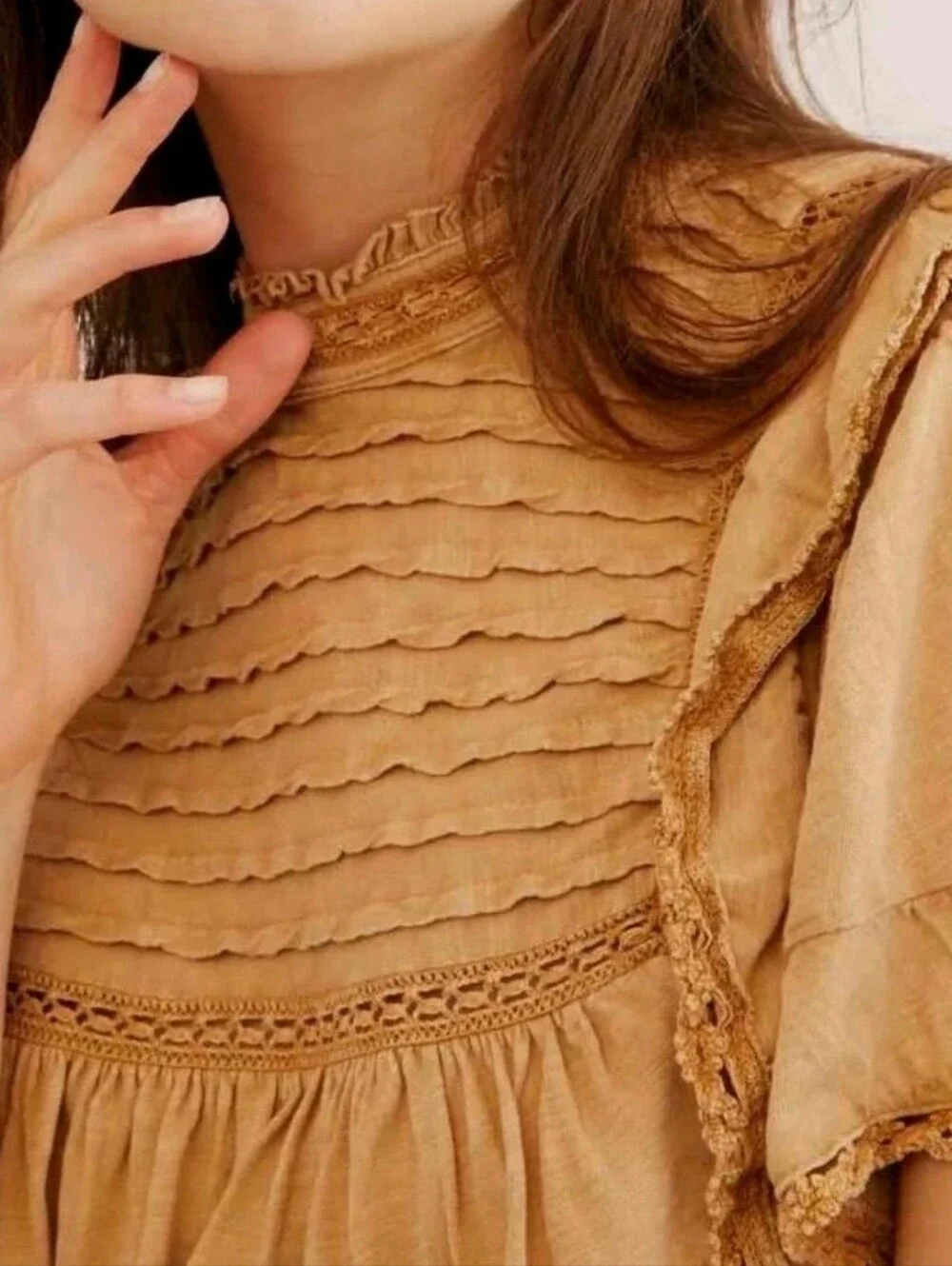 Free People lightweight mustard